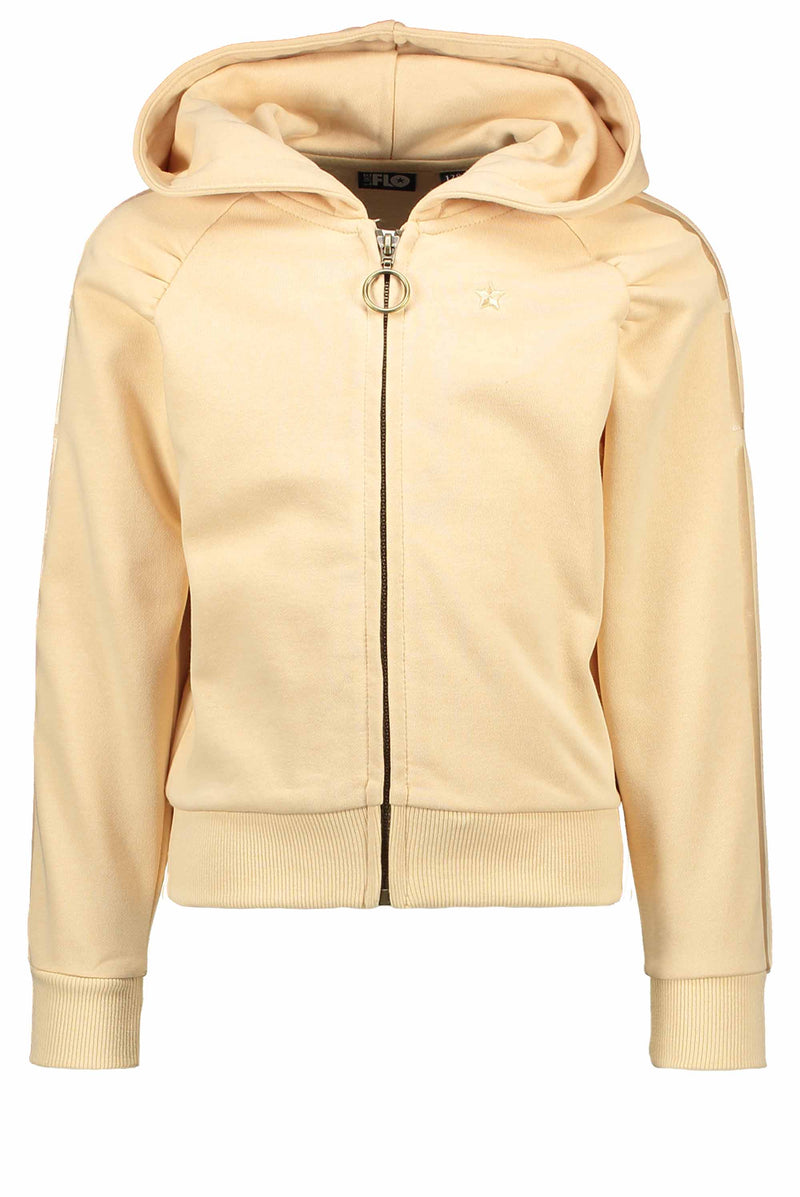 Like Flo Hooded Cardigan Fancy Button