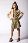 Like Flo Hooded Cardigan Fancy Button