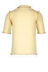 Meisjes Flo Solid Rib Ss Turtle Neck van Like Flo in de kleur Sorbet in maat 152.