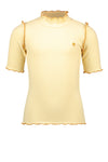 Meisjes Flo Solid Rib Ss Turtle Neck van Like Flo in de kleur Sorbet in maat 152.