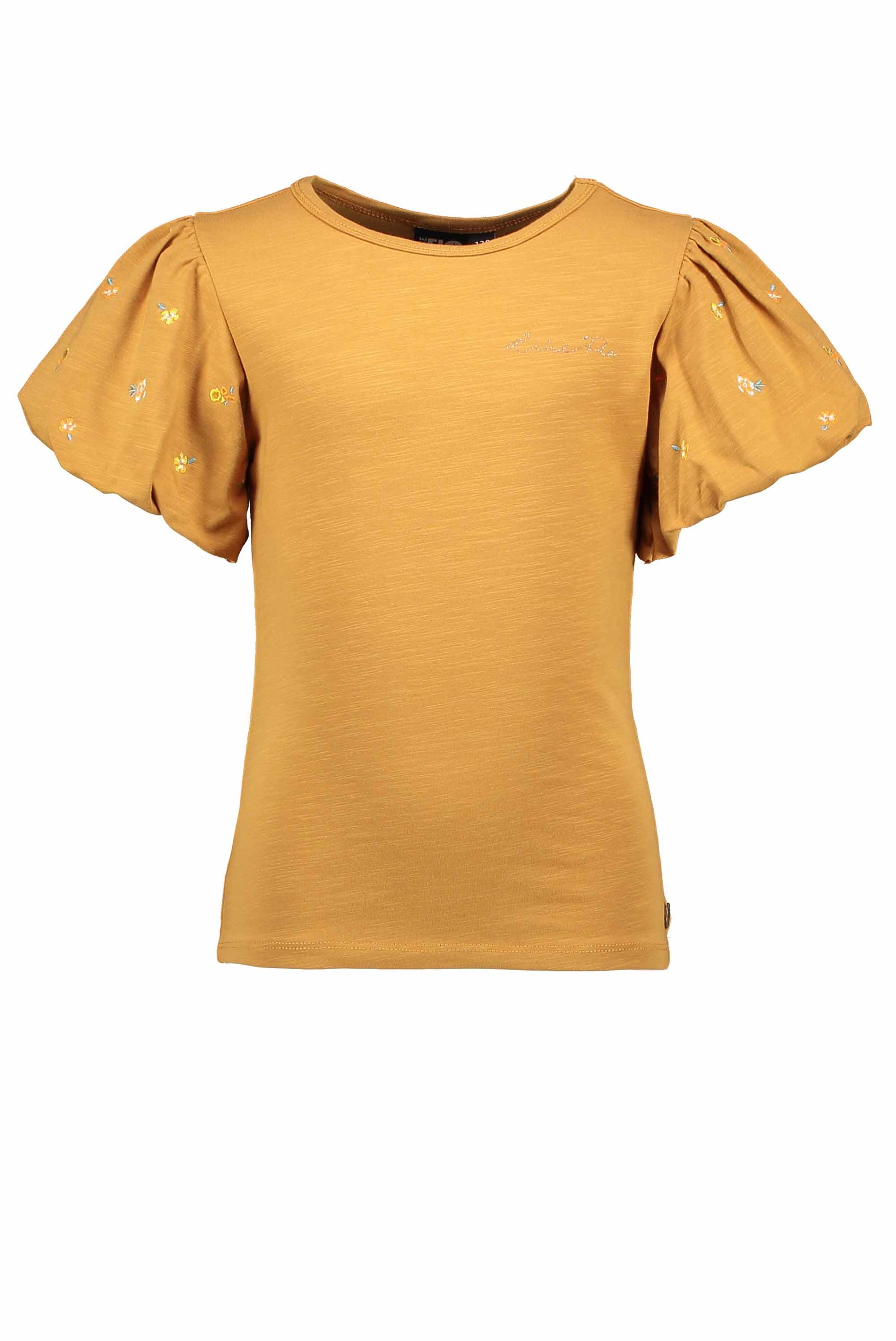 Like Flo Ss Puff Tee Flower