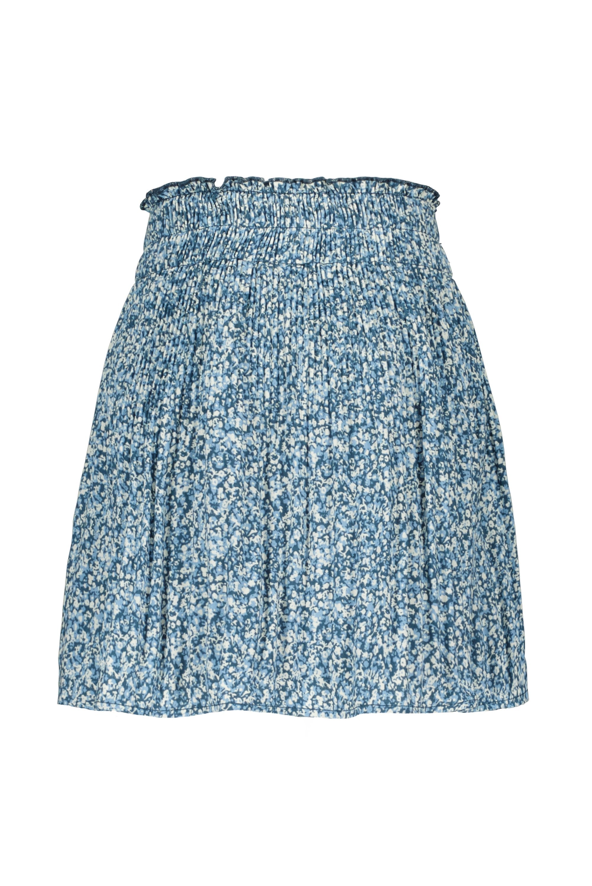 Meisjes Crepe Plisse Skirt van Like Flo in de kleur Blue flower in maat 152.