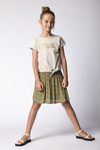 Like Flo Crepe Plisse Skirt