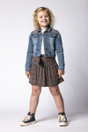 Like Flo Crepe Jersey Flower Skirt