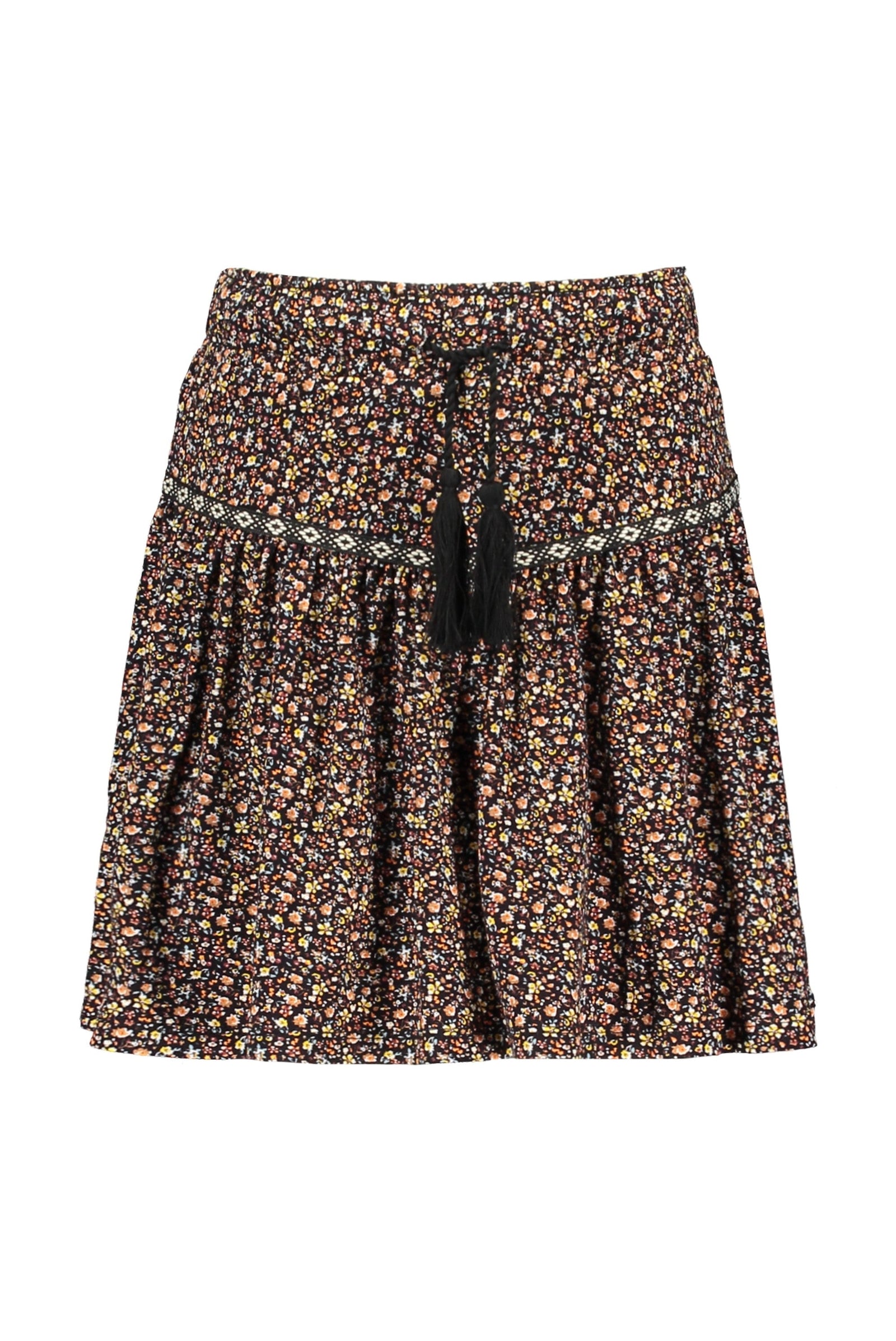 Like Flo Crepe Jersey Flower Skirt