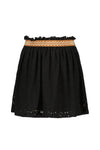 Meisjes Jersey Jacquard Skirt van Like Flo in de kleur Black in maat 152.