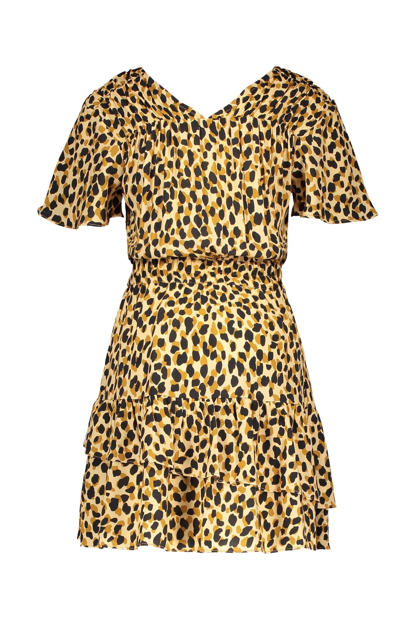 Like Flo Crepe Spotted Dot Dress