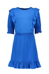 Meisjes Slub Jersey Dress van Like Flo in de kleur Cobalt in maat 152.