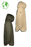 Meisjes Flo girls reversible long hooded jacket fancy quilting van Like Flo in de kleur Army in maat 152.