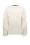 Like Flo Flo girls fancy woven ruffle blouse