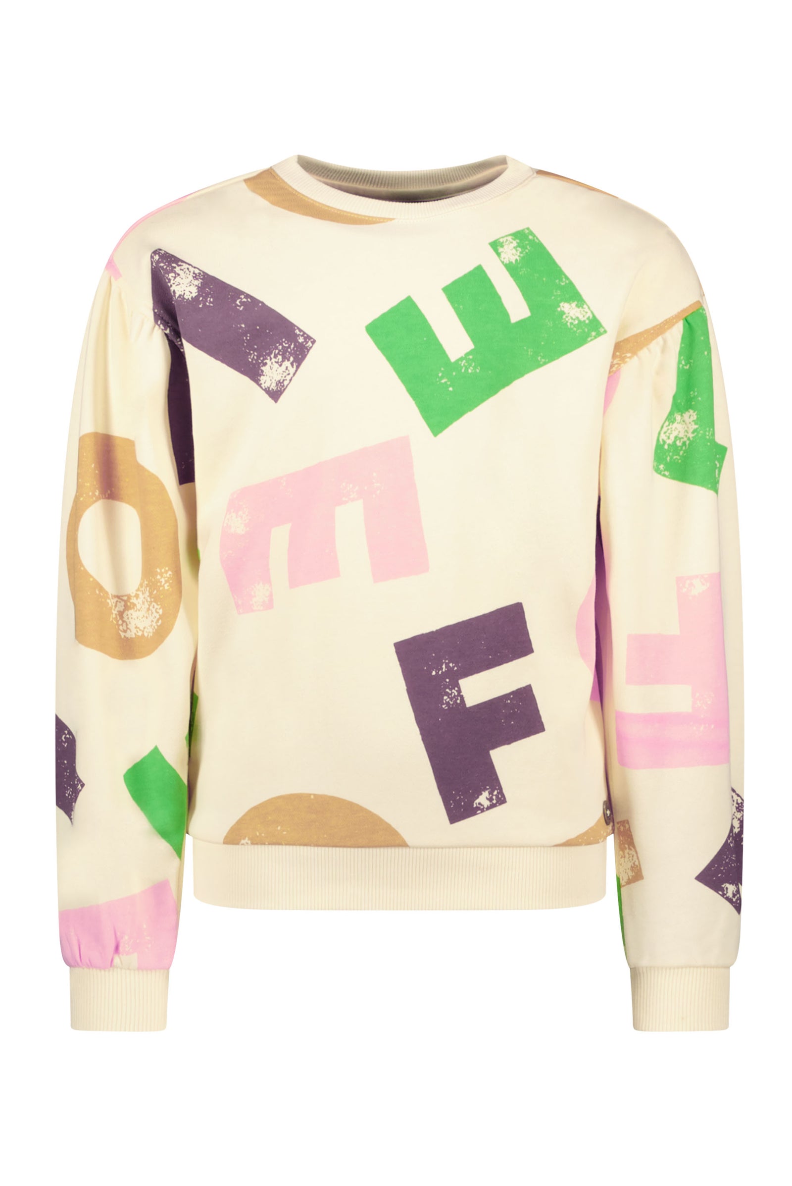 Like Flo Flo girls sweater graphic letter