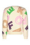 Like Flo Flo girls sweater graphic letter