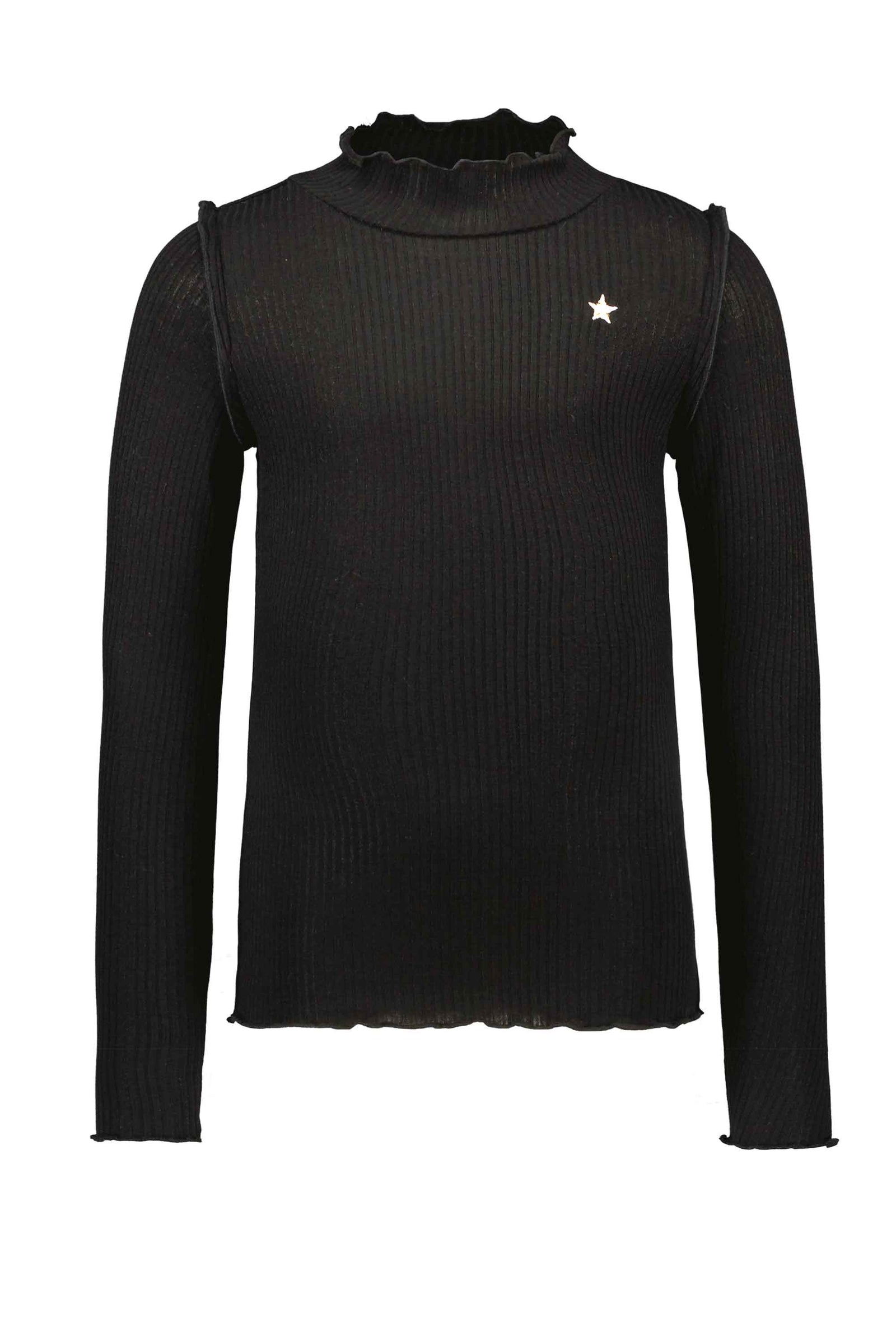 Like Flo Flo girls solid rib rollneck