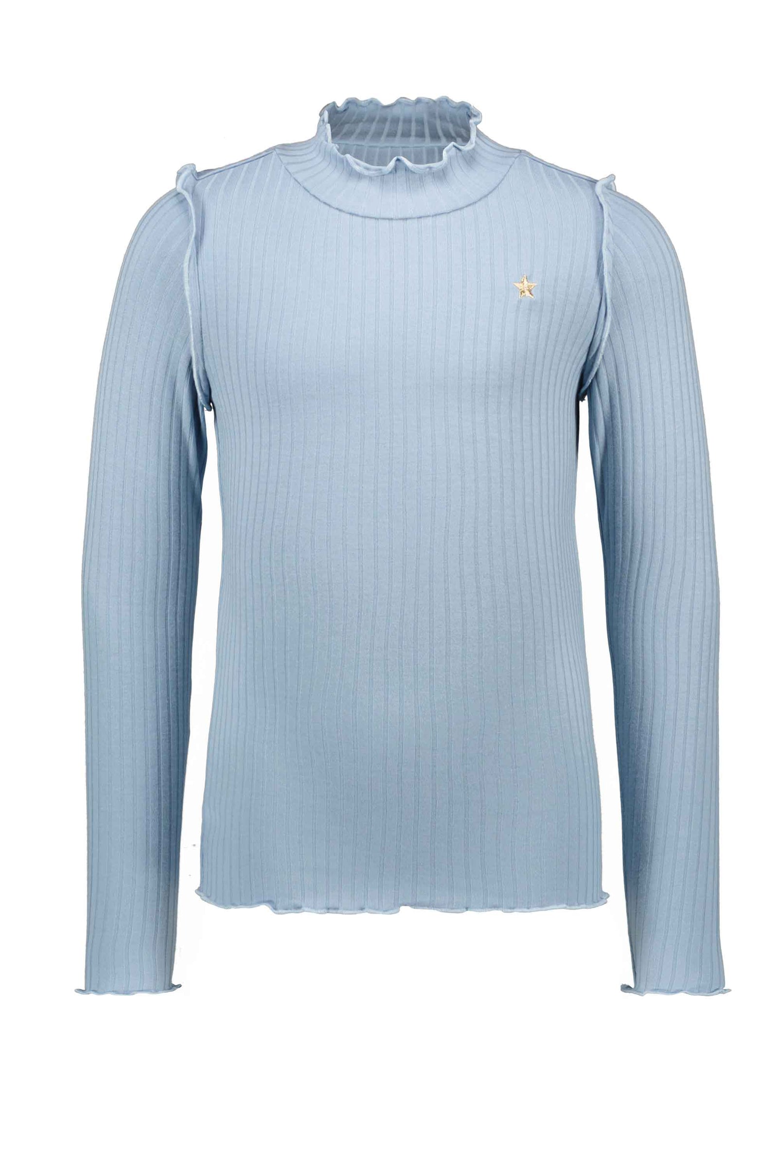 Like Flo Flo girls solid rib rollneck
