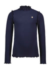 Like Flo Flo girls solid rib rollneck