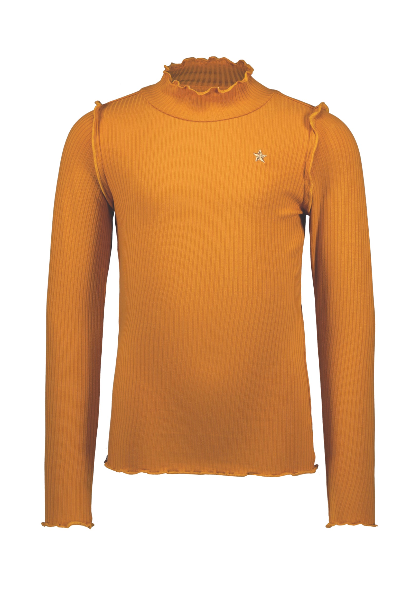 Like Flo Flo girls solid rib rollneck