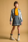 Like Flo Flo girls solid rib rollneck
