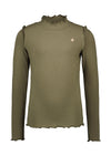 Like Flo Flo girls solid rib rollneck