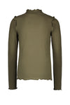 Like Flo Flo girls solid rib rollneck