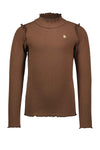 Like Flo Flo girls solid rib rollneck