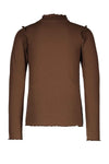 Like Flo Flo girls solid rib rollneck