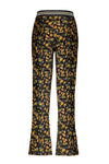 Like Flo Flo girls flower crincle velvet wide pants