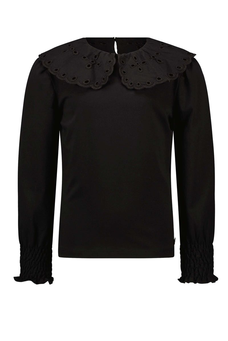 Like Flo Flo girls jersey broidery blouse