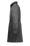 Like Flo Flo girls grey denim dress puffy shoulder