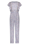Meisjes Aop Small Flower Jumpsuit van Like Flo in de kleur Blue flower in maat 116.