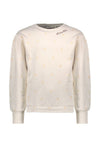 Meisjes Sweater Aop Bow van Like Flo in de kleur Off white in maat 116.