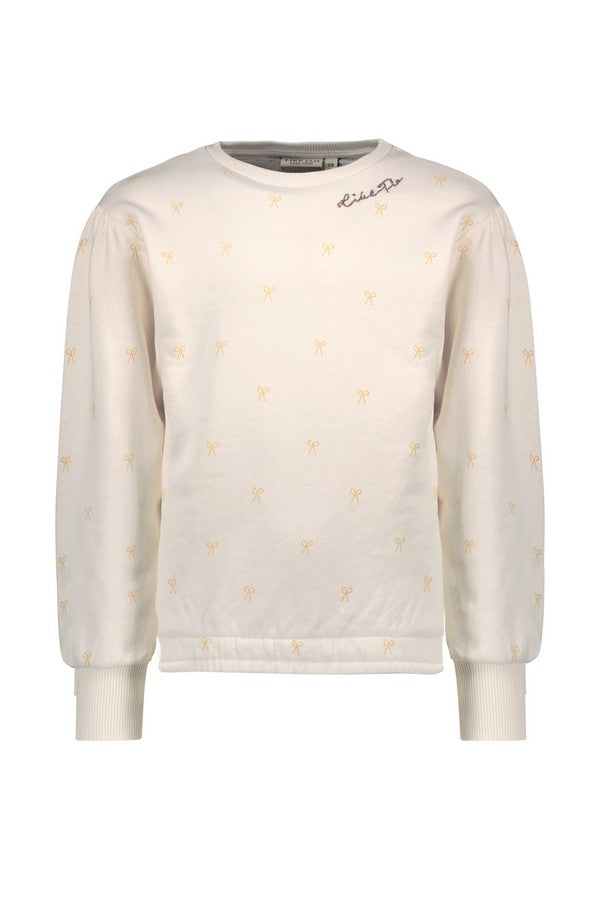 Like Flo Sweater Aop Bow