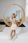 Meisjes Fancy Flower Skirt van Like Flo in de kleur Flower in maat 128.