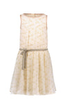 Meisjes Fancy Flower Sleeveless Dress van Like Flo in de kleur Flower in maat 134.