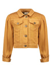 Meisjes Lyocell Twill Jacket van Like Flo in de kleur Camel in maat 140.