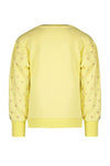 Meisjes Sweater Bonnieux van Like Flo in de kleur Soft yellow in maat 140.
