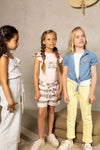 Meisjes Jersey Tee Divers van Like Flo in de kleur Sorbet in maat 140.