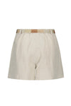 Meisjes Linnen Short With Belt van Like Flo in de kleur Natural in maat 140.