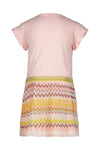 Meisjes Fancy Plisse Dress van Like Flo in de kleur Plum in maat 140.