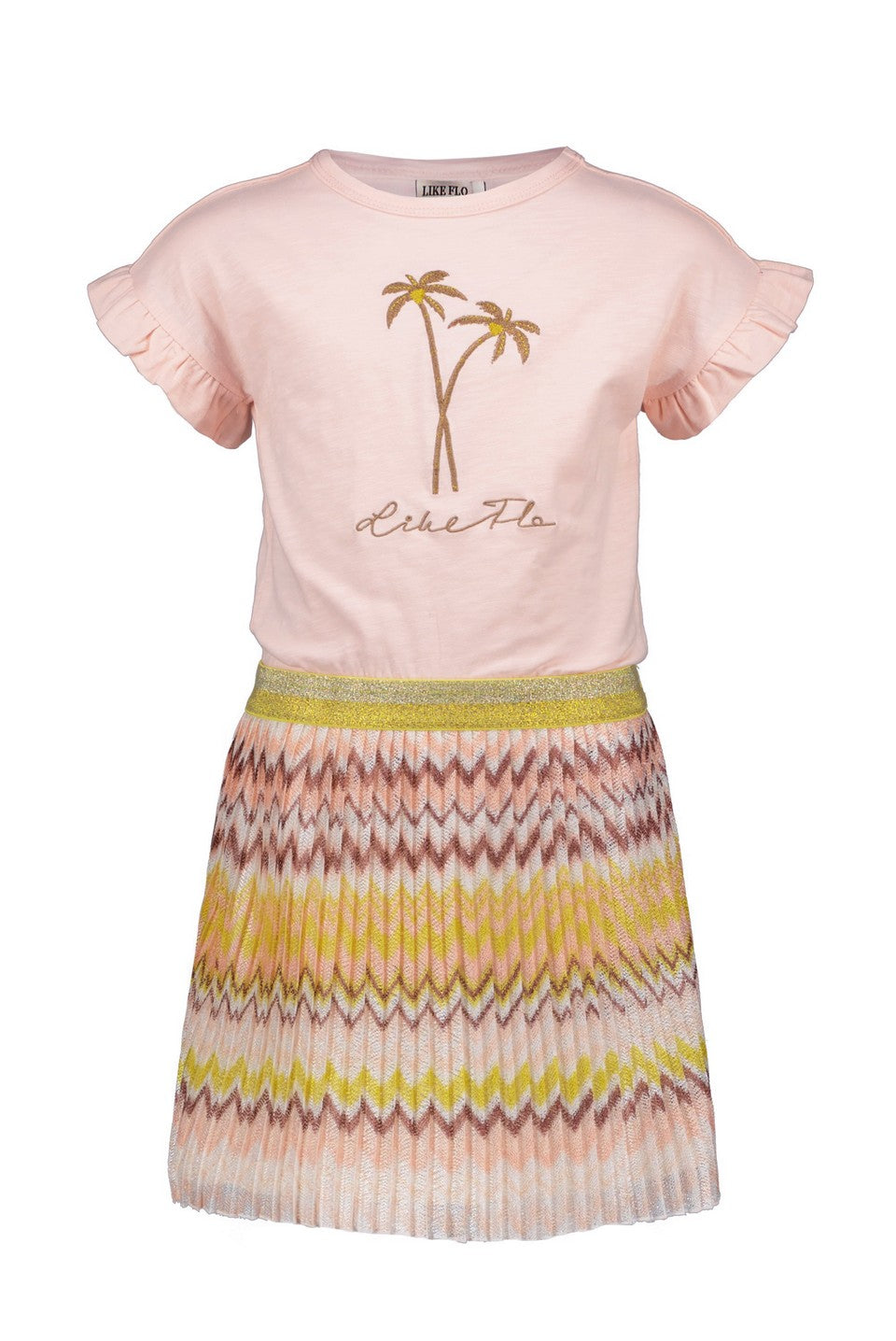 Like Flo Fancy Plisse Dress