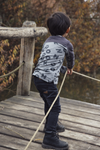 Koko Noko Boys Polo longsleeve with zipper opening