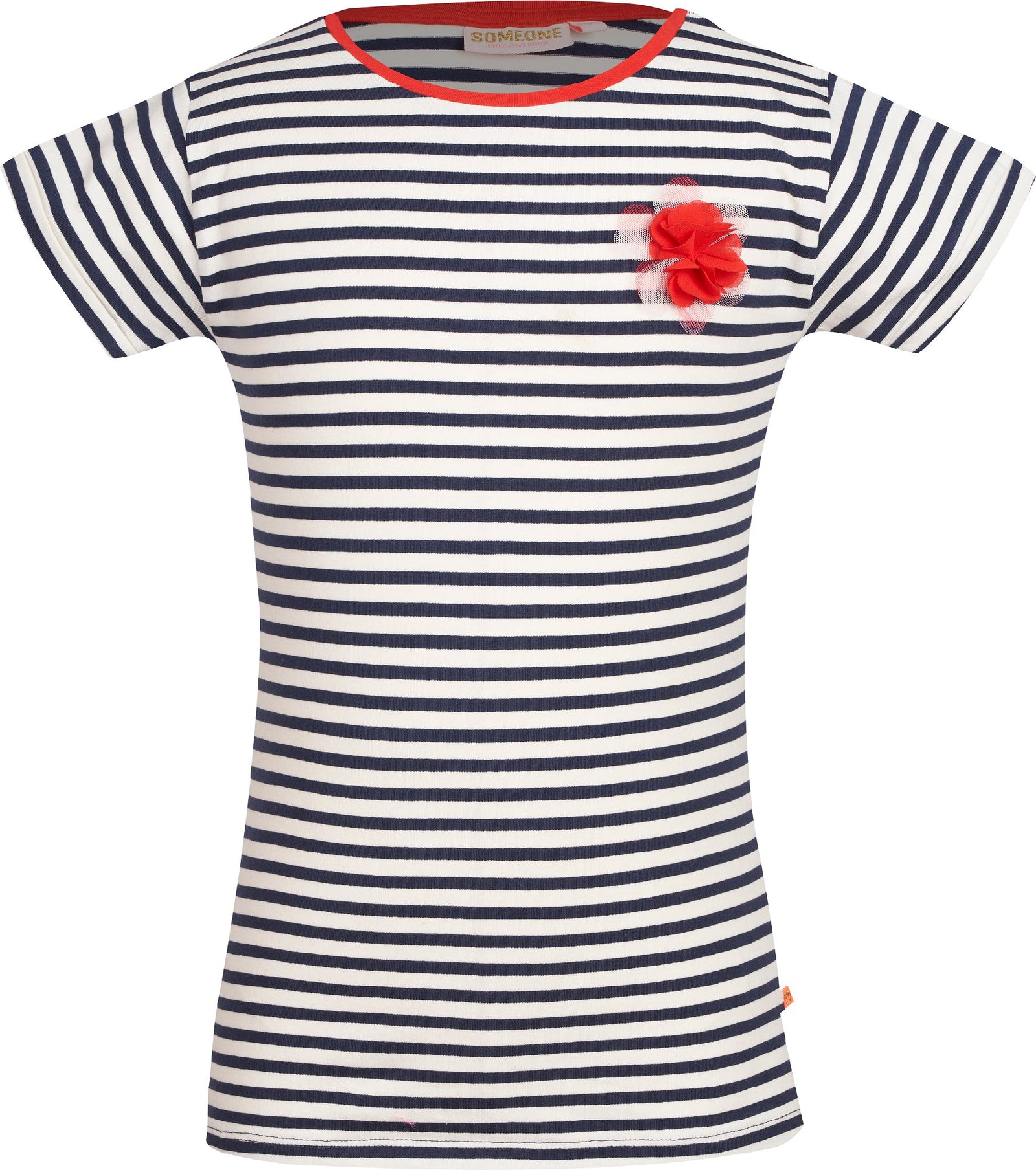 Someone T-shirt streep met bloem