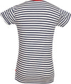Meisjes T-shirt streep met bloem van Someone in de kleur Navy in maat 140.