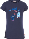 Meisjes T-shirt met poezen van Someone in de kleur RED in maat 140.