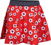 Meisjes Rokje AOP flowers van Someone in de kleur Red in maat 140.
