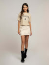 Nik & Nik Raven Cream Skirt