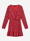 Meisjes Flowery Dress van Nik & Nik in de kleur Poppy Red in maat 176.