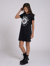 Meisjes Galy Tee Dress van Nik & Nik in de kleur Black in maat 176.