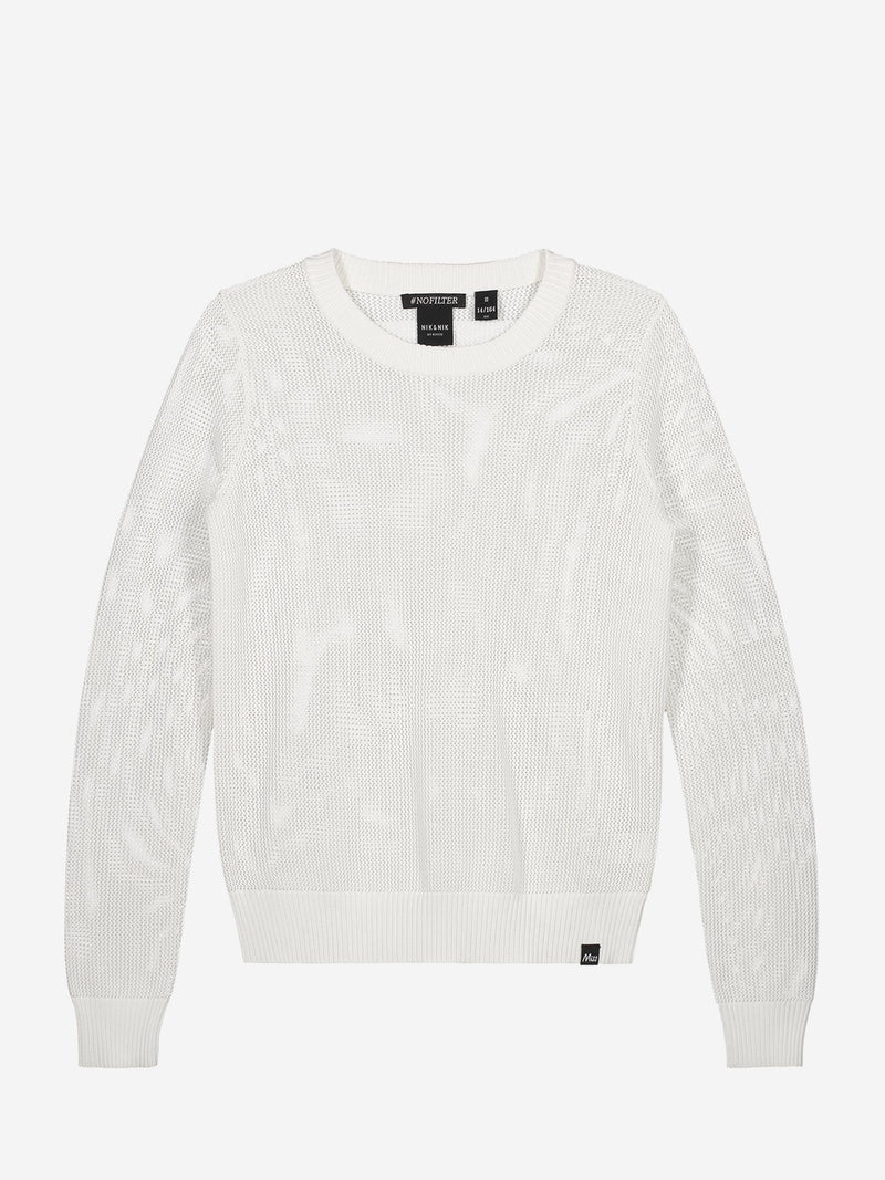 Meisjes Jezra Pullover van Nik & Nik in de kleur Off White in maat 176.