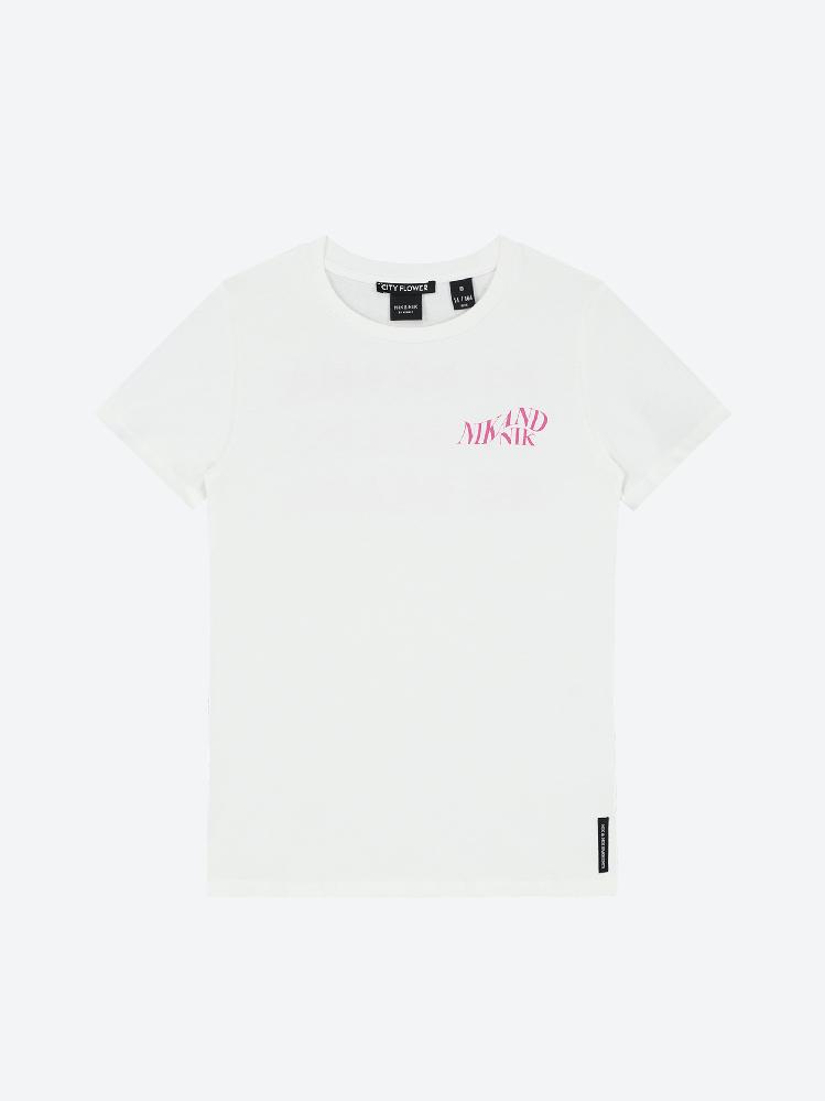 Meisjes No Drama T-Shirt van Nik & Nik in de kleur Off White in maat 176.