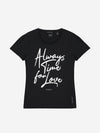 Meisjes Always Time T-Shirt van Nik & Nik in de kleur Black in maat 176.